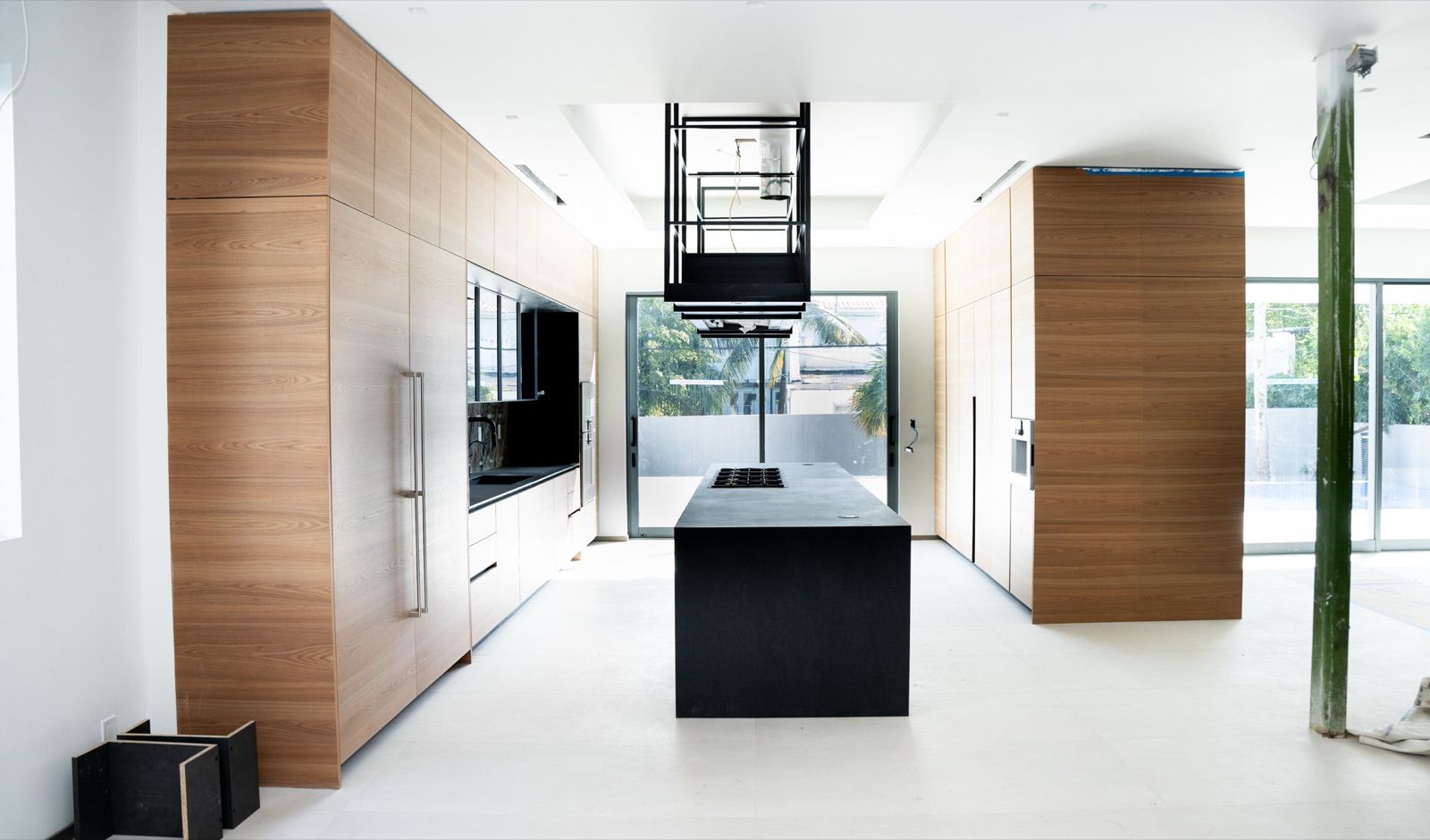 Luxury open kitchen and living space